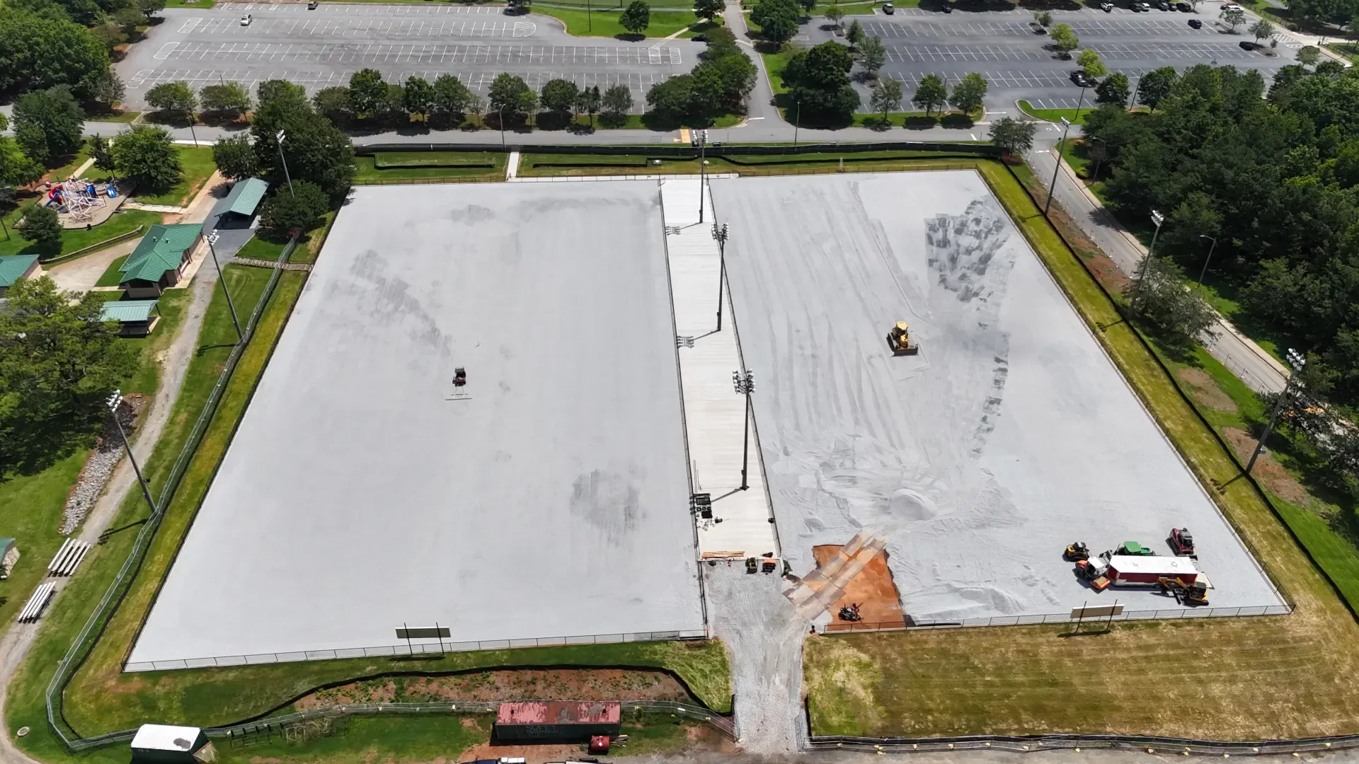 Progress Photo 4 of Lost Mountain Park's Multi-Use Fields by Capital Sports Construction