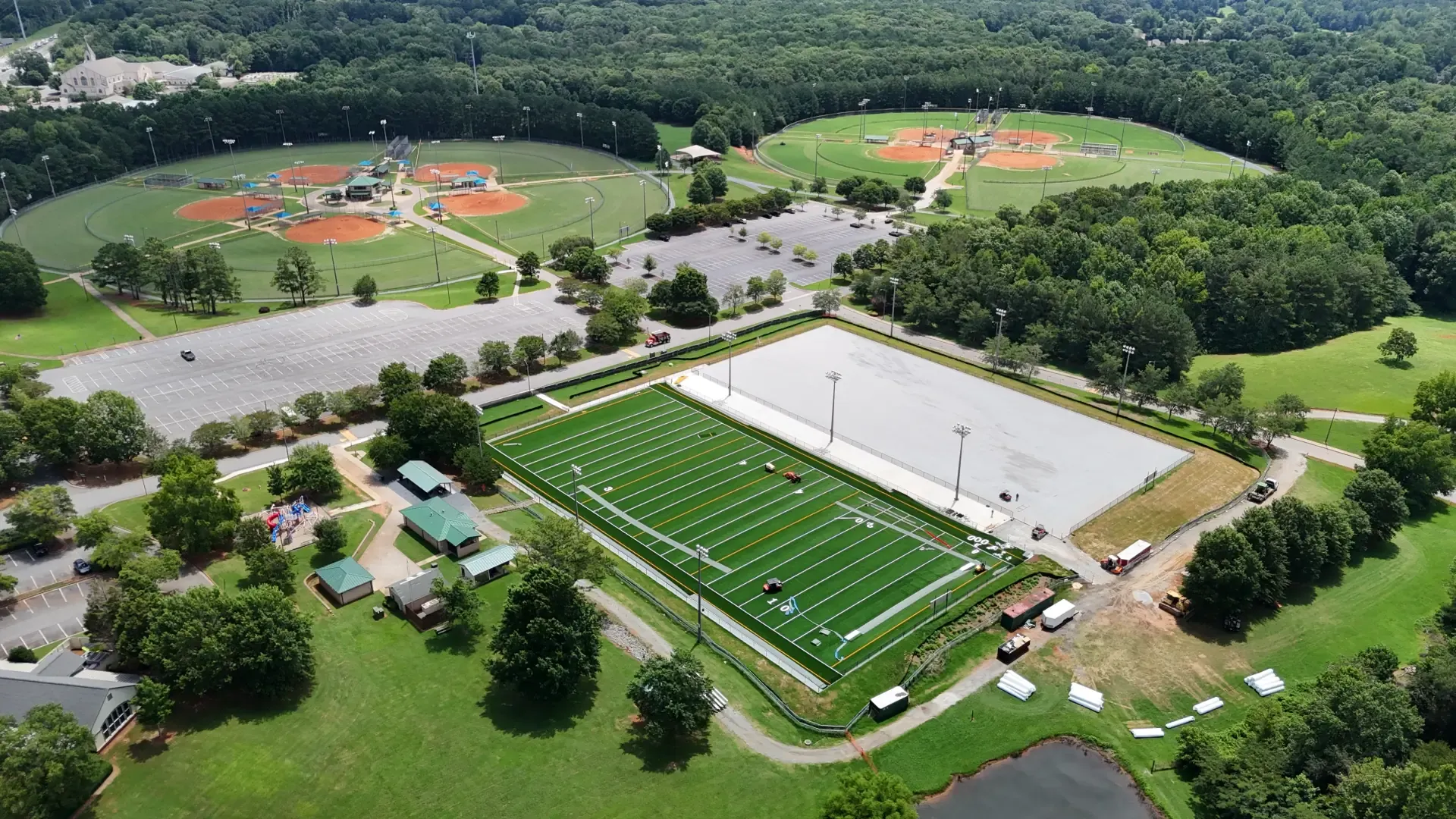 Progress Photo 5 of Lost Mountain Park's Multi-Use Fields by Capital Sports Construction