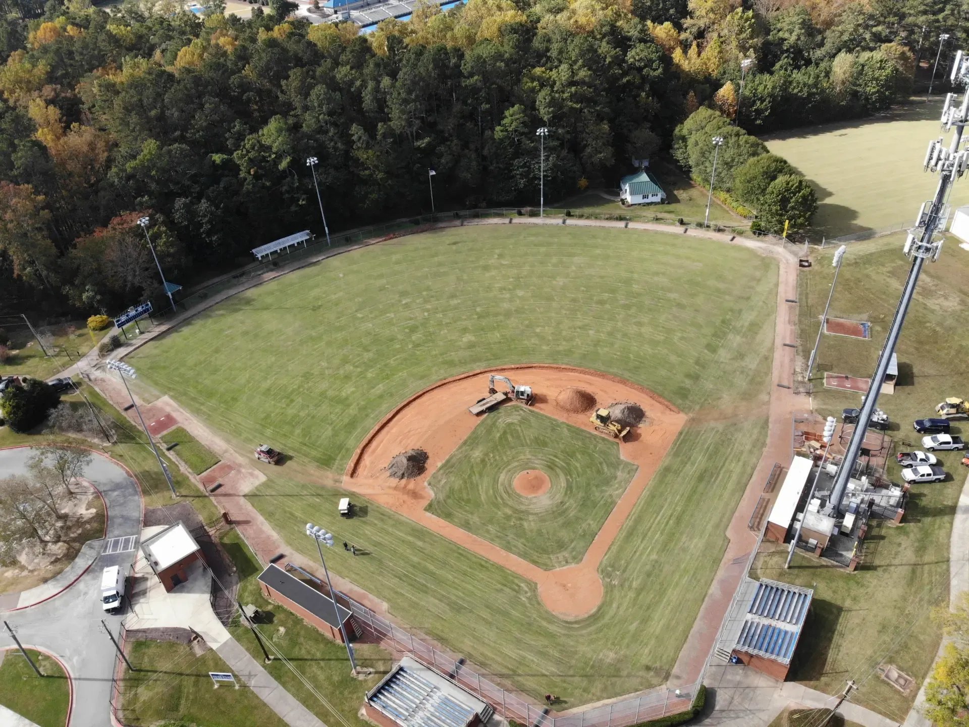 Photo of McEachern High School's Original Baseball Field