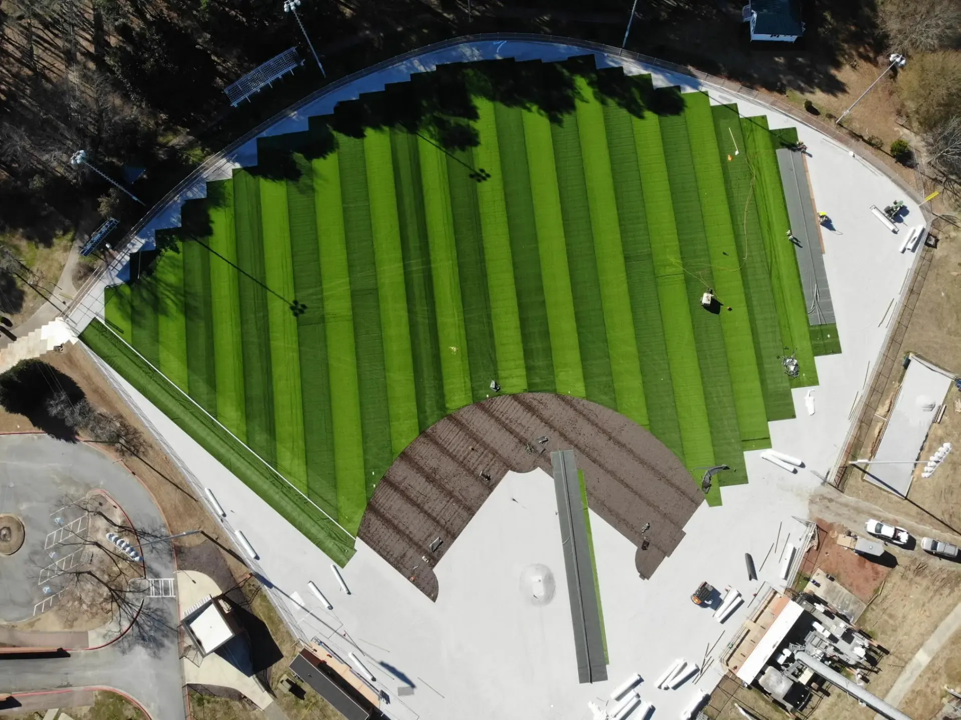 Photo of McEachern High School's Baseball Field Install