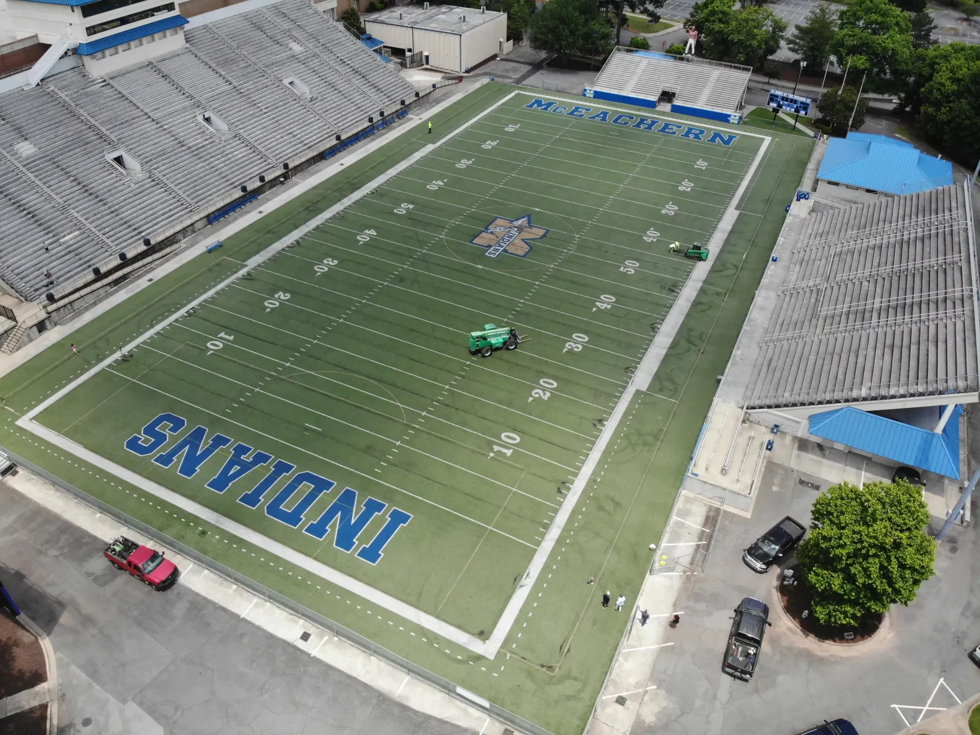 Photo of McEachern High School's Original Stadium Field