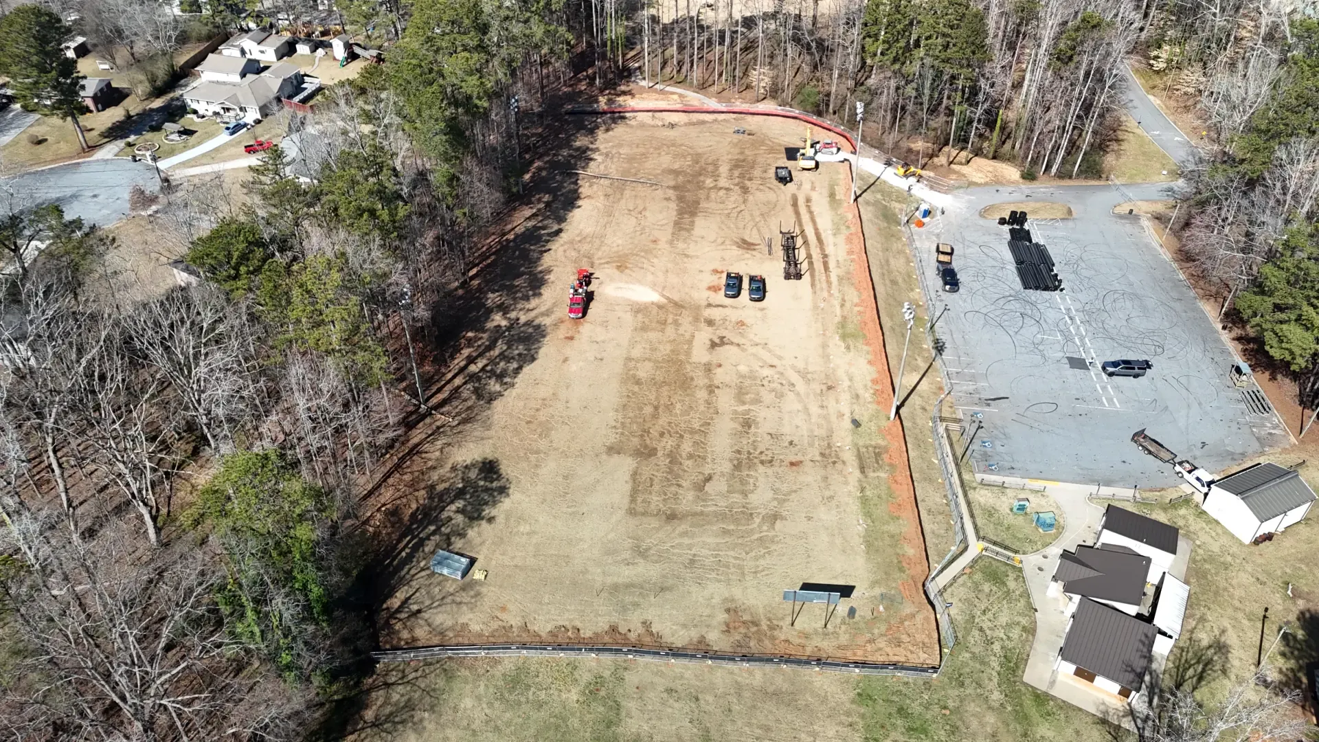 Progress Photo 1 of Wallace Park's Multi-Use Fields by Capital Sports Construction